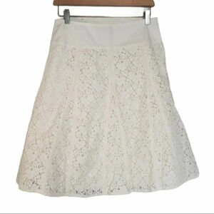 Axcess Liz Claiborne 4‎ cream lace skirt